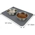 thumbnail image 4 of Dog Food Mat, Waterproof Dog Bowl Mat, Silicone Dog Mat for Food and Water,, 4 of 4