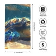 thumbnail image 2 of Balery Sunshine Underwater Sand Turtle Toalla de Microfibra Premium con Estampado – 27.5x16 pulgadas, Alta Absorción, Suave y Aterciopelada, Secado Rápido, 2 of 6