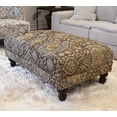 thumbnail image 5 of Roundhill Furniture Charbilia Fabric Tufted Cocktail Ottoman in Tapestry Ocean Cliff, 5 of 11