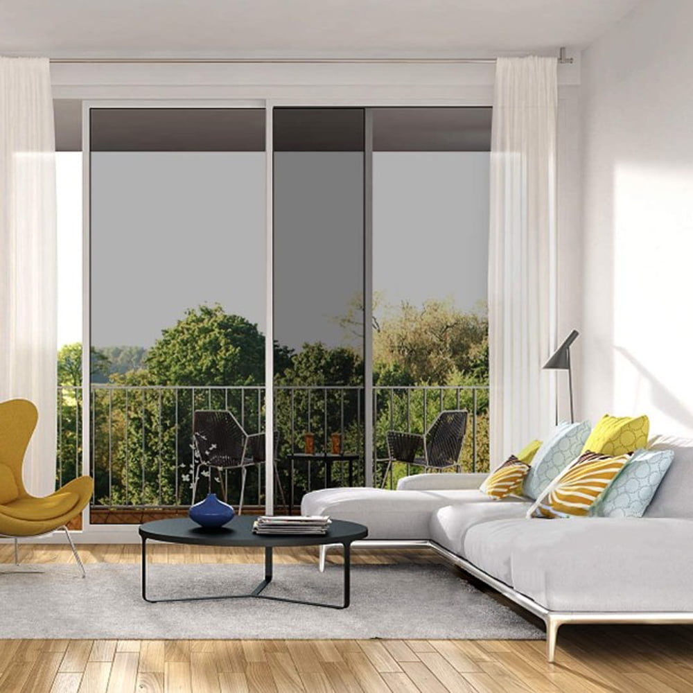 One Way Privacy Window Film 19.68"x39.37",UV Blocking Heat Insulation
