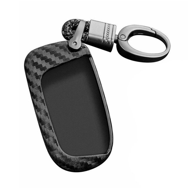 Cubierta De La Llave Del Coche Funda de silicona duradera para llave de coche, ligera, para Jeep Dodge Chrysler Likrtyny Accesorios para autos y motos