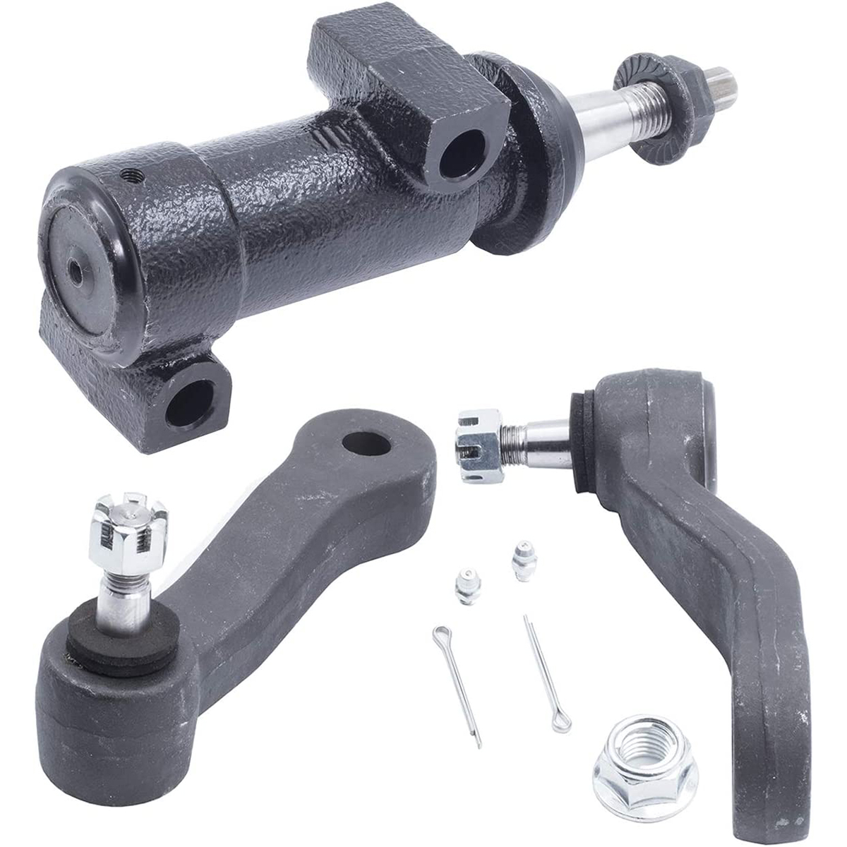 Hex Autoparts 3pc Steering 4Groove Pitman Idler Arm Bracket for