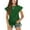 Forest Green, variant on Arshiner Cute Shirts for Girls Girls Summer Tops Short Sleeve Ruched Knot Side Casual Loose Spring and Summer Tops Tee Blouse Green 9-10 Years