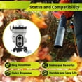 thumbnail image 4 of JIAHAOO Carburetor With Gasket Fuel Filter For Husqvarna 560BTS RedMax EBZ8000RH Backpack Blower 502845001, 4 of 7