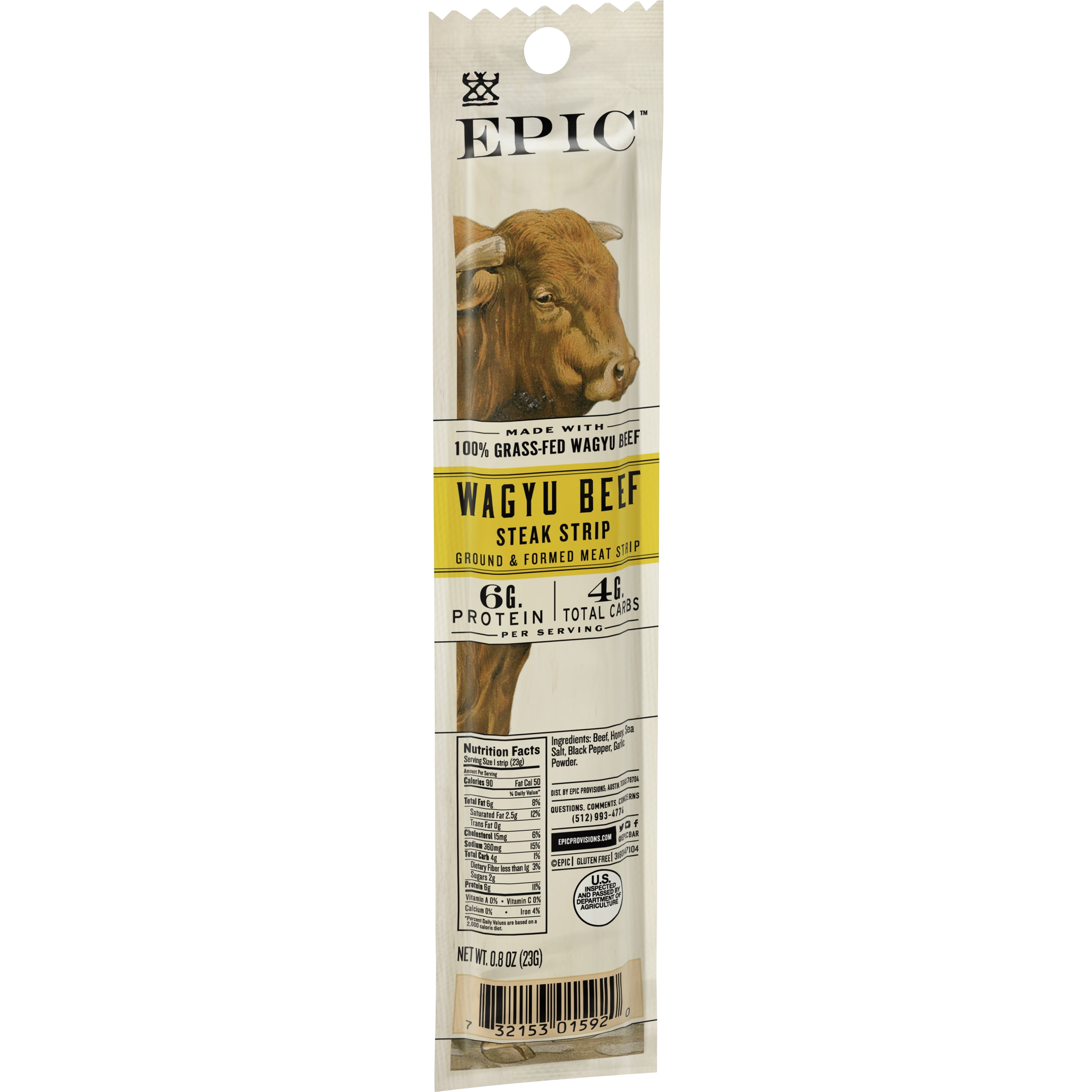 EPIC Wagyu Beef Steak Strip, Grass-Fed, 0.8oz