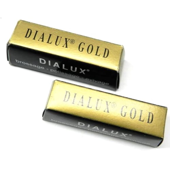 Compuesto de pulido JTS Dialux Gold para joyería, 2 barras