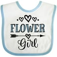 thumbnail image 3 of Inktastic Flower Girl Wedding Bridal Party Girls Baby Bib, 3 of 4
