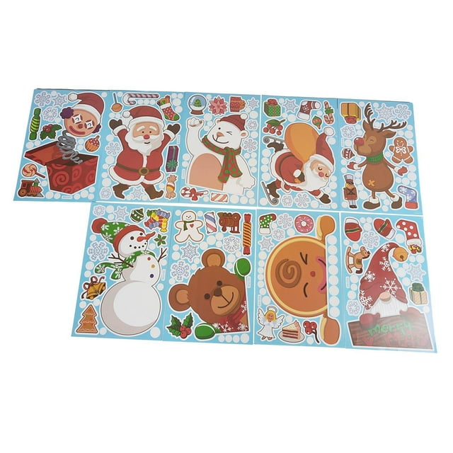 Adhesivos de ventana de Navidad Sunnimix Pegatinas adhesivas para ventanas