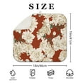 thumbnail image 3 of Microfibre Drying Mat for Kitchen White Flowers on Red Dish Drying Drainer Mat Absorbent Pioneer Drying Mat Washing Up for Glass, Plate & Cup 16inch X 18inch, 3 of 7