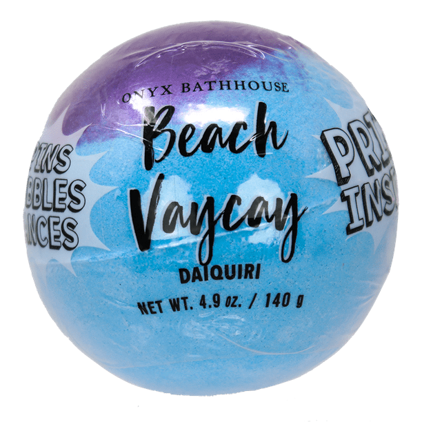 Onyx Brands Bathhouse Beach Vacay Bath Bomb With Prize Peach, Coconut