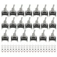 thumbnail image 1 of Interruptor basculante de luz LED BERM, 20 unidades, encendido y apagado, 2 marchas, 2 pines, 15 A, 250 V CA, BEM1021, 1 of 12