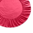 thumbnail image 3 of veasfak Drap de Lit Ajusté - Pur Coton-Lit Rond en Princesse - Rose Pink, 3 of 4