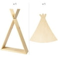 thumbnail image 2 of Fun Express Value DIY Unfinished Wood Teepee Decor Assortment - 2 Pc, 2 of 2