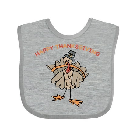 

Inktastic Happy Thanksgiving Gift Baby Boy or Baby Girl Bib