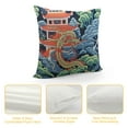 thumbnail image 4 of JEUXUS Blanche989 Chinoiserie Dragon Throw Pillow Cover for Living Room and Bedroom Asian Cushion Case Pillowcase Slip, 4 of 5