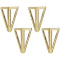 thumbnail image 1 of Juego de 4 patas de repuesto para muebles, 15 cm, triangulares, negras, patas de mesa DIY, para sillas, armarios y sofás, otras patas de muebles, 1 of 5