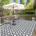 thumbnail image 4 of Outdoor Rugs &#x Outdoor Patio Rug Reversible Mats RV Camping Rugs Outdoor Area Rug Portable Plastic Straw Rug Outside Rugs for Patio RV Camping Balcony Beach, 4 of 7