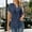 Navy, variant on Dolkfu Short Sleeve Summer Tops for Women Cotton Linen Brown V Neck T-Shirts Breathable Button Woman Shirts L