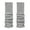 Grey, variant on 1 Pair Womens Fashion Leg Warmers Adult Knitted Long Socks for Party Sports Casual Socks