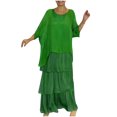 thumbnail image 2 of Qiopertar Robe d'Été Mode Femme Manches Courtes Col Rond Imprimé Décontracté Grandes Économies de Vacances! Moins de 5$ jusqu'à 90 % de Réduction, 2 of 6