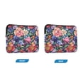 thumbnail image 7 of FORMRS 15-15.6 inch Laptop Sleeve Case Soft Carrying Quilted Computer Bag Cover, Vibrant Pink Floral Pattern, 7 of 7