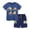 Blue, variant on Shadoumai Baby Boy Clothes Dinosaur Train Crewneck Short Sleeve Tee and Shorts Casual Summer 2pc Children's Suit Summer Clothes for Toddler Boys Xt-Xt