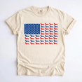 thumbnail image 2 of Patriotic Dachshund Shirt, American Flag Wiener Dog Tee, Distressed Doxie 4th of July Gift, 2 of 3