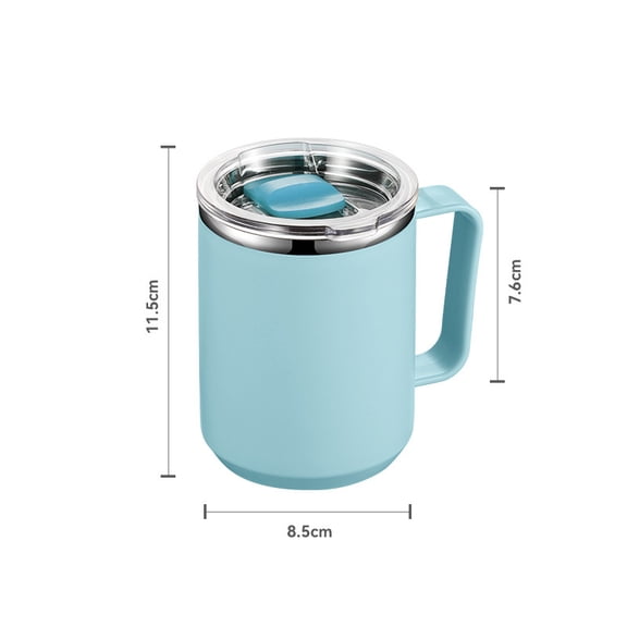 Coffee Mug, Vacuum Insulated Camping Mug with Lid, Double Wall Stainless Steel Travel Tumbler Cup, Coffee Thermos Outdoor