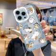 thumbnail image 3 of Funda de teléfono mofusand cat para iPhone, funda transparente bonita para iPhone 15, 14, 13, 12, 11, Mini Pro Max, X, XR, XSMax, 6S, 6, 7, 8 Plus, SE20, 3 of 5