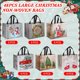 thumbnail image 3 of LZHF Christmas Bags for Gifts Large Tote Treat Reusable Non Woven with Handles for Xmas Wrapping Shopping Party 12.8 x 9.8 x 6.7 In(48 Pcs), 3 of 5