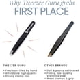 thumbnail image 6 of Hair Tweezers - Pointed Precision Tweezers for Eyebrows & Ingrown Hair Removal, 6 of 6