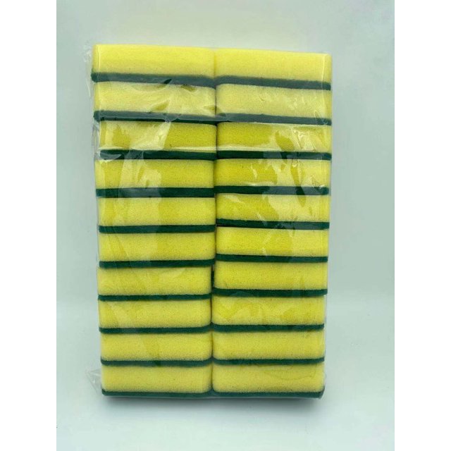 Esponja de limpieza de cocina, esponja para lavar platos de doble cara de alta densidad, estropajo, paño para lavar platos de cocina, bloque de esponja