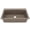 Concrete, variant on Karran Drop-In Quartz Composite 33 in. 1-Hole Single Bowl Kitchen Sink in Black