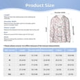 thumbnail image 5 of Cauagu Floral Print Sun Protection Jacket for Teen,Full-Zipper Long Sleeve Sun Shirts with Pockets UV Hoodie Shirts Outdoor Athletic Jacket-Medium, 5 of 7
