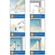 thumbnail image 2 of Non-adhesive window film, sun blocker, heat insulation, anti-UV, for home and office, 2 of 4
