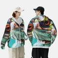 thumbnail image 4 of Balery Stylish Sunglasses Iguana Sudadera ligera de manga larga con capucha y protección solar UPF 50+ para hombre y mujer, ideal para pesca y running-X-Large, 4 of 7