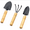 Black S, variant on Mini Garden Tools - Indoor Plant Tools - 3 Piece Garden Tool Set Small Hand Tools for Gardening 6.8 Inch for Planting Flowers Black Size:L
