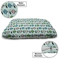thumbnail image 3 of Floral Pet Bed, Repetitive Rosebuds Cartoon Style Hand Drawn Like Abstract Illustration, Resistant Pad for Dogs and Cats Cushion with Removable Cover, 24" x 39", Rose and Pale Seafoam, by Ambesonne, 3 of 4