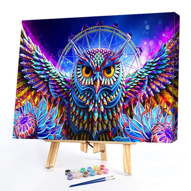 Cuadros Decorativos Pintura por números Kit DIY Bird Canvas Oil Wall Art Picture para decoración del hogar Sywqhk Nuevos Originales