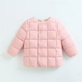 thumbnail image 2 of Huowey Baby Kids Toddler Girls Boys Winter Warm Thick Solid Color Cotton Long Sleeve Padded Clothes Coat Jacket Birthday Dailywear, 2-3 Years, 2 of 5