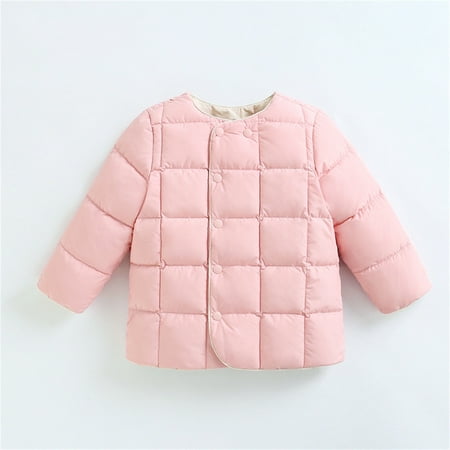 

Child Sweater Kids Toddler Baby Girls Boys Winter Warm Thick Solid Cotton Long Sleeve Padded Clothes Jacket Coat