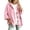 01-Pink1929, variant on SONXAHE Womens Lapel Zip Up Lightweight Jacket Long Sleeve Pocket Casual Outerwear Coat