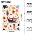 thumbnail image 2 of FORMRS 1-Subject Spiral Notebook 8" x 5" College Ruled 60 Refillable Sheet, 2 Pack, Beige Christmas Santa, 2 of 7