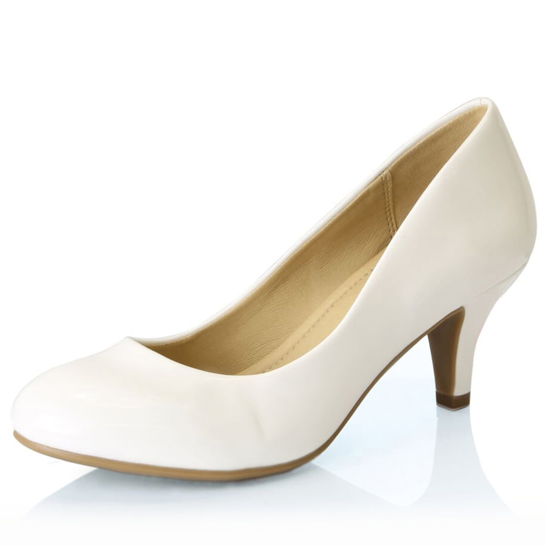 white formal heels