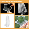 thumbnail image 3 of HEMOTON Set of 4 Clear Cucumber Shaping Molds for Gardening, Lightweight, Reusable, PC Material, 3 of 8