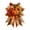 Harvest Pumpkin & Sunflower, variant on Oversized Seasonal Quilted Door Bow DIY Sewing Kit, 15.75 Inch Layered Patchwork Fabric Door Decor Craft for Front Door Wall Mantel Porch, Multiple Holiday Designs Available(1pcs)