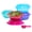 Jewel Brights, variant on Easyboxes Salad-to-Go Containers - 8-Piece Set: 4 Bowls, Leak-Proof Dressing Cups Built-In & 4 Fitted Lids Seal in Freshness; Reusable/BPA-Free for Salad, Pasta, & Cereal (Classic)