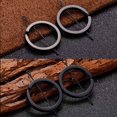 thumbnail image 4 of Strong Steel Split Key RingS Black Metal Loop Holder NICE Key CA Flat Chain SALE L0V1, 4 of 4