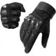 thumbnail image 1 of Un par de guantes militares de combate táctico para hombres, guantes deportivos de verano, protección anticorte para motocross (negro M), 1 of 5