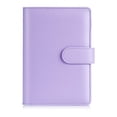 thumbnail image 1 of BAMAIA A6 6-Ring Planner Binder with Magnetic Buckle, PU Leather, Purple, 1 of 7